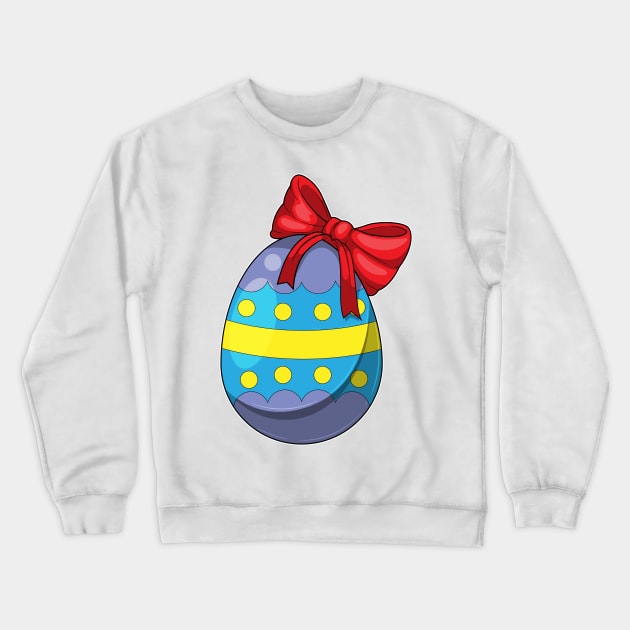 Easter egg Easter Ribbon Crewneck Sweatshirt by Markus Schnabel